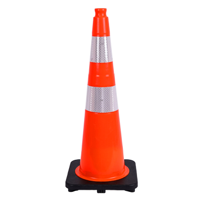 28" 10lb Slim Performance Cone, Reflective Bands