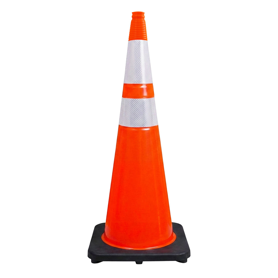 36" Elite Traffic Cone w/ 3M™ Type IV Reflective Bands - 12lb Base