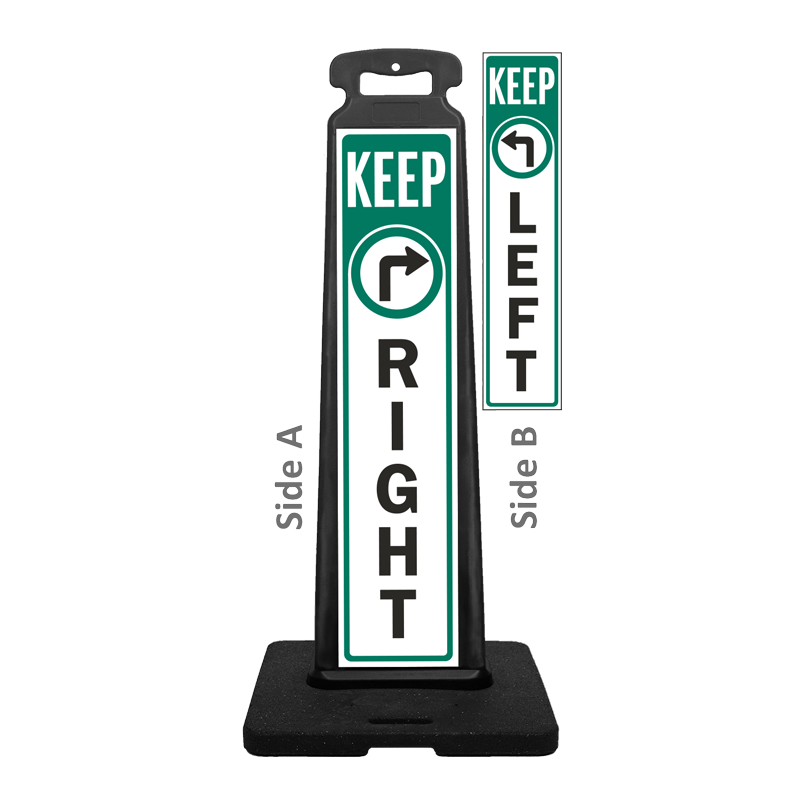 Traffic Vertical Panel Sign - KEEP RIGHT